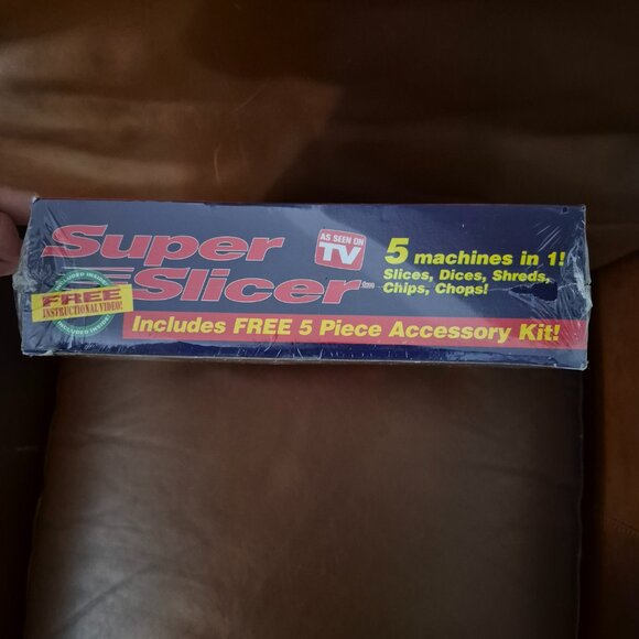 Vintage Super Slicer As Seen On TV - 5 Machines In 1 - NEW SEALED IN BOX! - Picture 6 of 7